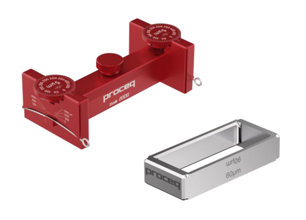Applikatoren für ZAA 2300 ZUA 2000, ZAF 2010, Profilrakel und Spiral-Applikatoren für das ZAA 2300